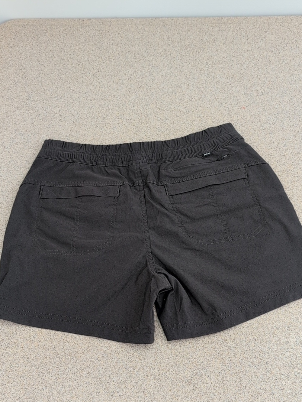 Prana Shorts, Elastic Waist, Pockets, 5 In Inseam Women's Size 12 - Picture 10 of 15